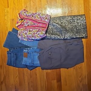 5 piece bundle,Tory Burch(S),Lucky(28),Loft(6P), North Face(6), Worthington (6)